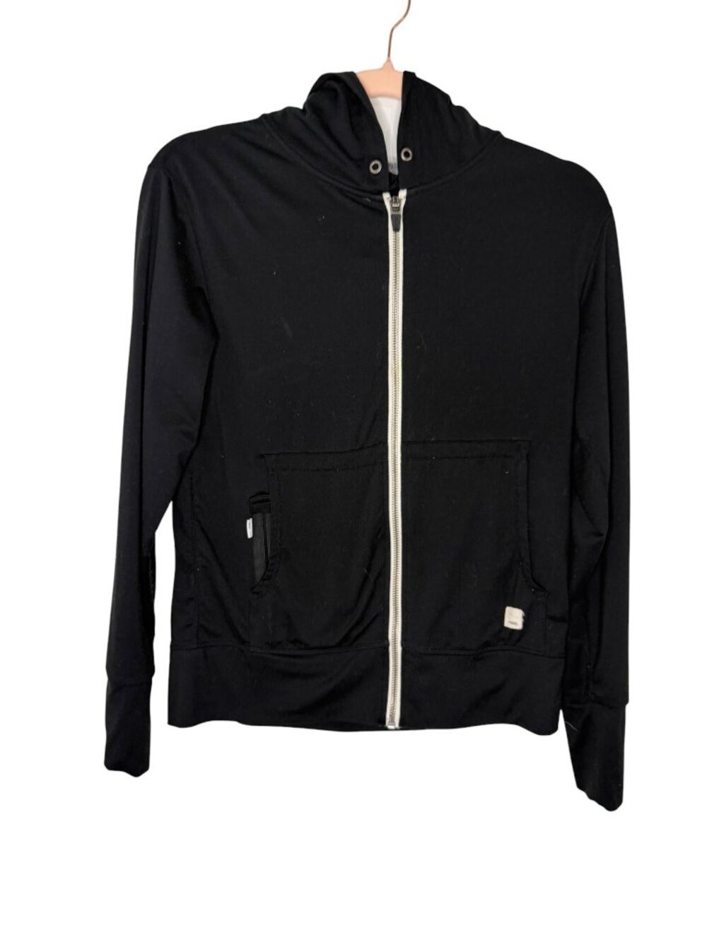 Vuori Black Full Zip Hoodie - XS (based on measurements)- MSRP $110 - Picture 2 of 8